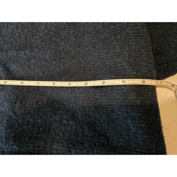 Vintage Eastern Mountain Sports Hooded Wool Jacket With Nordic Snowflake Pattern - Picture 4 of 9